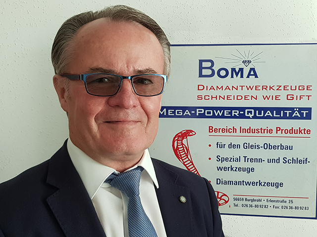 Karl Bous von Boma Schleifwerkzeuge aus Burgbrohl bei Bad Neuenahr-Ahrweiler